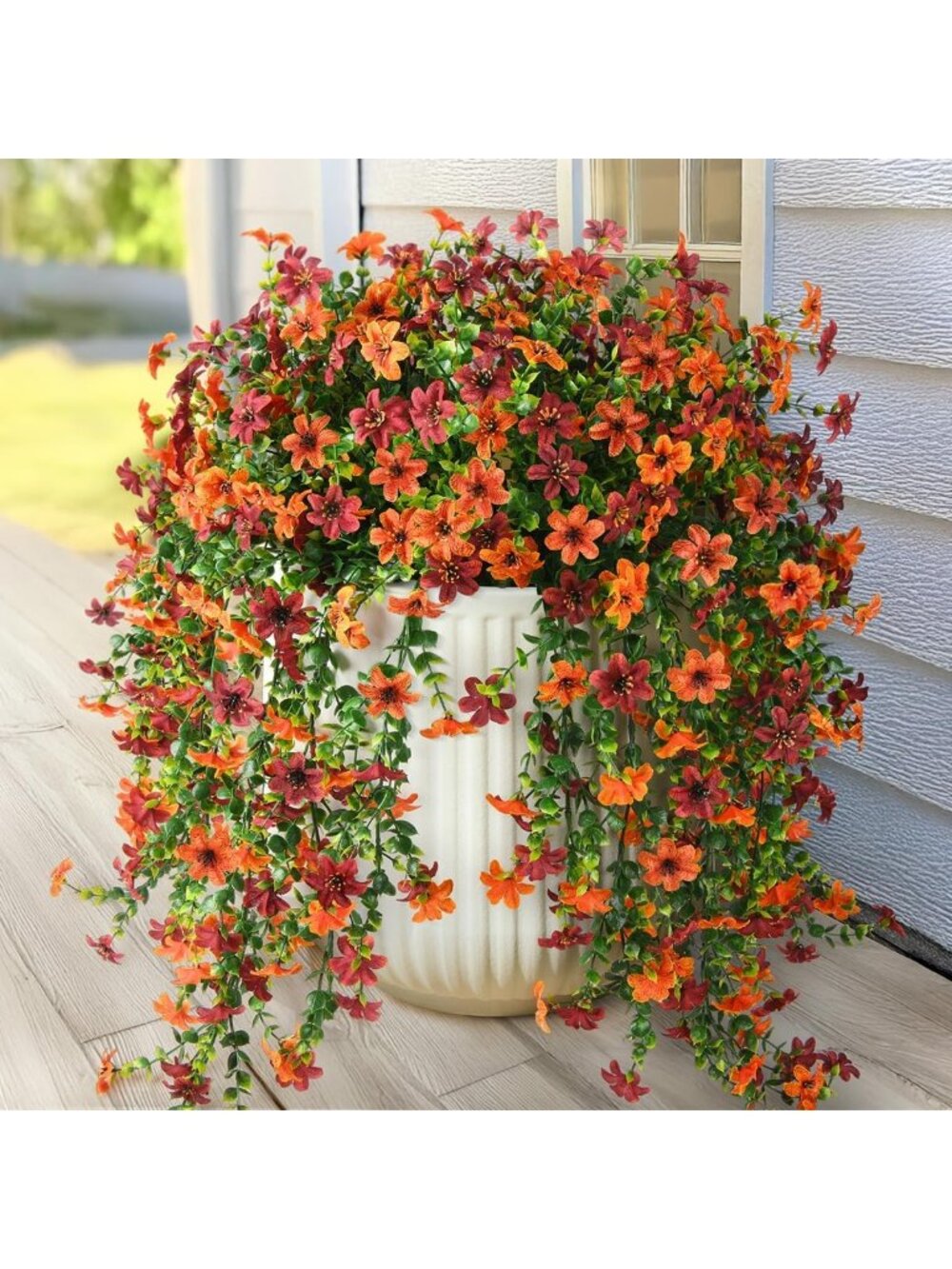 New Artificial Fall Fake Flowers for Outdoor Fall Decoration